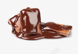 巧克力威化巧克力糖果高清图片