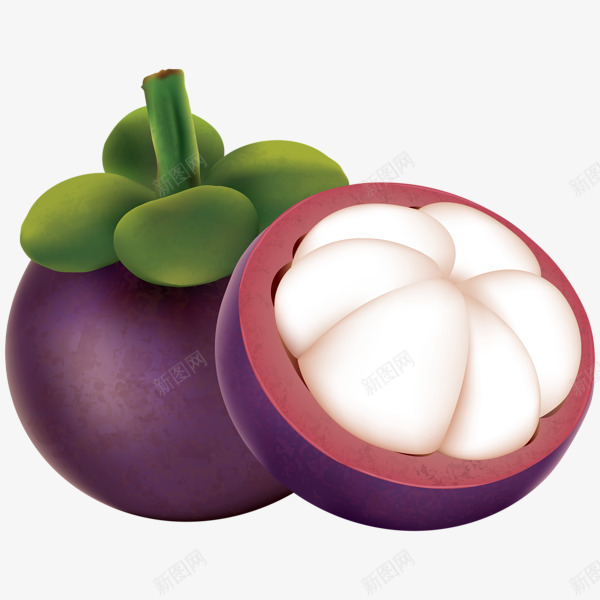 卡通两个山竹png免抠素材_88icon https://88icon.com 卡通 山竹 山竹卡通 插画 果实 果肉 水果 热带 美味