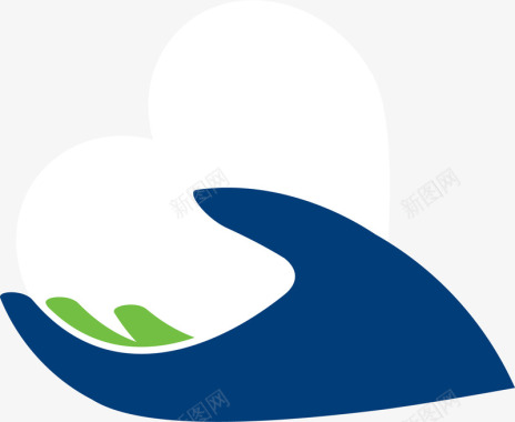 公益标志科技时尚慈善事业logo矢量图图标图标