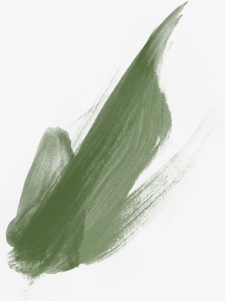 绿色颜料笔痕素材