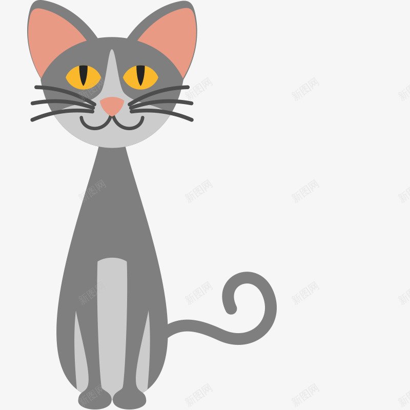 卡通猫咪手绘可爱动物小猫png免抠素材_88icon https://88icon.com 动物 卡通猫咪 可爱 小猫 手绘