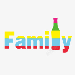 family艺术字素材