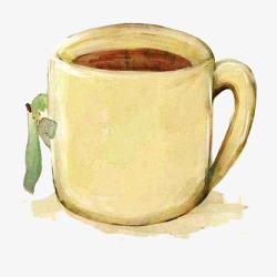 一杯奶茶一杯奶茶插画高清图片