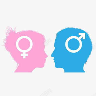 帽子男女卡通头像性别男女图标图标