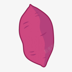 紫薯卡通美味蔬菜红薯插画高清图片