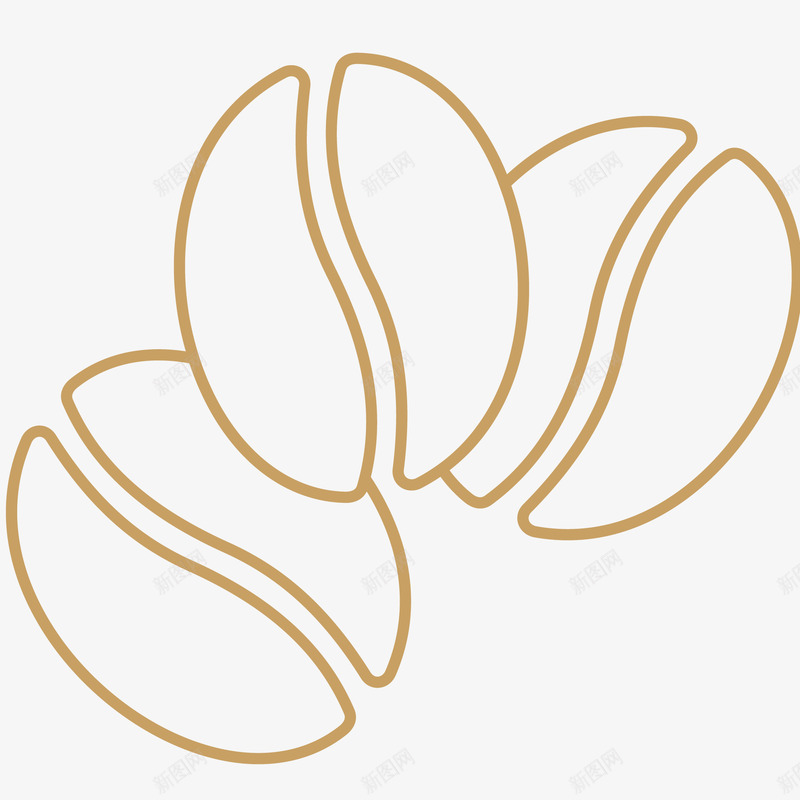 卡通咖啡豆插画矢量图ai免抠素材_88icon https://88icon.com 卡通咖啡豆矢量插画 咖啡 咖啡豆 标志色剂辅助图形 矢量咖啡豆 矢量图 简笔咖啡豆 装饰
