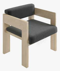 有质感的简约毛呢椅子素材
