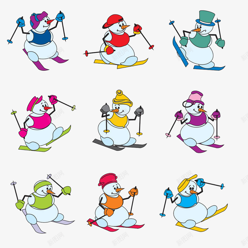 滑雪的雪人png免抠素材_88icon https://88icon.com 冬天 单板 单板鞋 卡通 溜冰 滑行 滑雪 滑雪鞋 玩耍 雪上滑行 雪人 雪地 雪板 雪橇