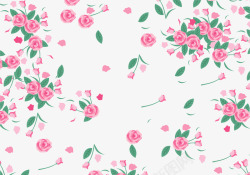 复古花蔷薇粉色玫瑰花背景高清图片