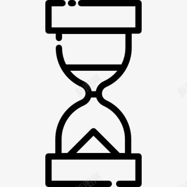 时间翻页时钟钟表沙漏运行图标图标