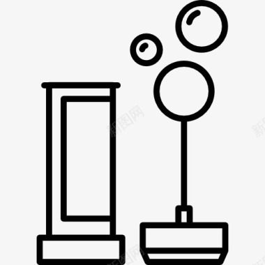 吹泡泡图标图标