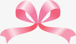 粉色温馨背景唯美粉色蝴蝶结高清图片