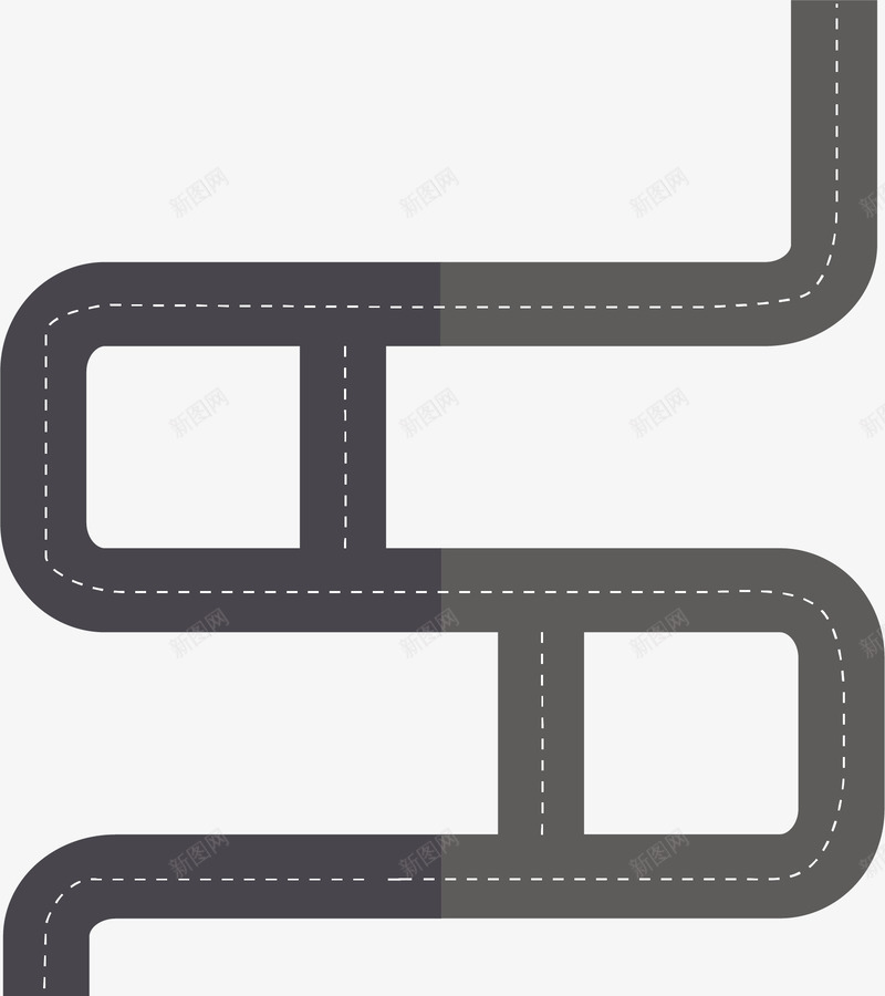 漂亮沥青马路矢量图ai免抠素材_88icon https://88icon.com 公路 沥青路 沥青马路 油漆路 矢量公路 矢量马路 路 高速路 矢量图