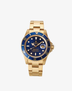 质感创意金色蓝色表盘手表素材
