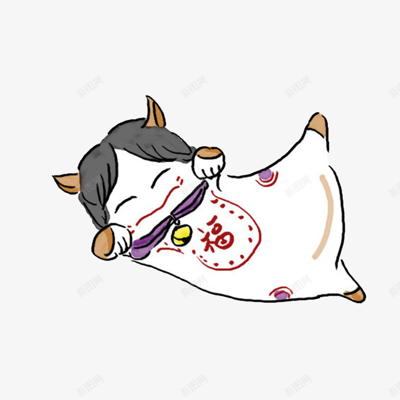 伸懒腰的猫png免抠素材_88icon https://88icon.com 伸懒腰的猫咪 伸腰 卡通手绘 小懒猫 懒猫 招福猫