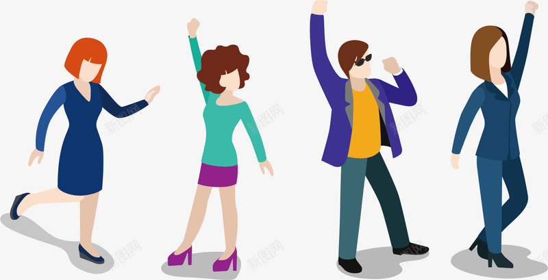 EPS白领成功人士矢量图ai免抠素材_88icon https://88icon.com EPS 卡通人物 商务女士 成功人士 白领 金融 矢量图