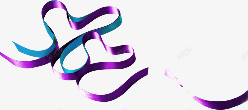 紫色爱心丝带七夕情人节png免抠素材_88icon https://88icon.com 丝带 情人 爱心 紫色