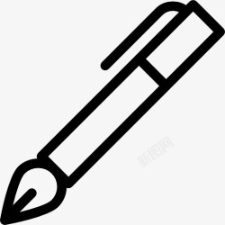 作家写作钢笔图标高清图片