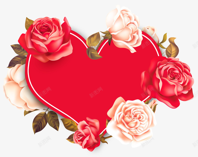 情人节装饰玫瑰花psd免抠素材_88icon https://88icon.com 214 情人节 情人节装饰 桃心 花卉 装饰图案 鲜花