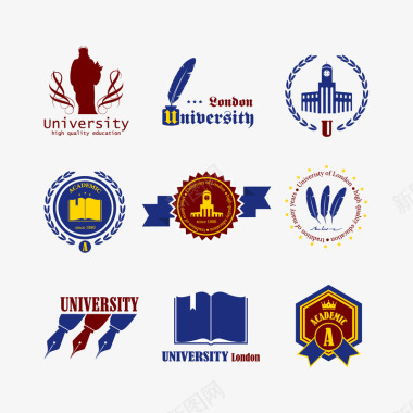 logo矢量图学校LOGO图标图标