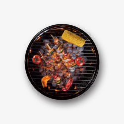 石板烤肉烧烤餐饮美食菜单宣传单高清图片