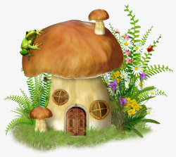 蘑菇城堡素材