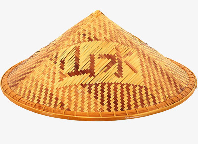 农民草帽png免抠素材_88icon https://88icon.com 竹子 编织 配带