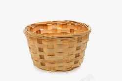 竹子编织的篮子素材