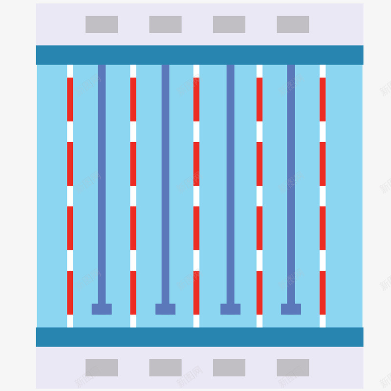 游泳池平面图插画矢量图ai免抠素材_88icon https://88icon.com 比赛专用 水 游泳比赛 游泳池 游泳池平面图插画 矢量图 赛道 运动