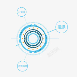 科技范畴标题框素材