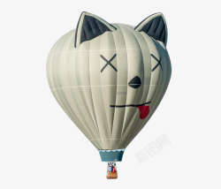 小呆猫气球造型素材