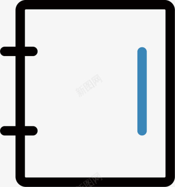 线性通讯录图标icon矢量图图标
