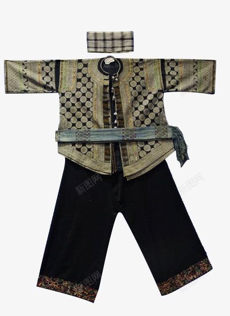 彝族服装png免抠素材_88icon https://88icon.com 传统 彝族 服饰 民族风