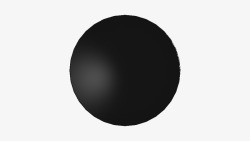 黑色的圆形球素材