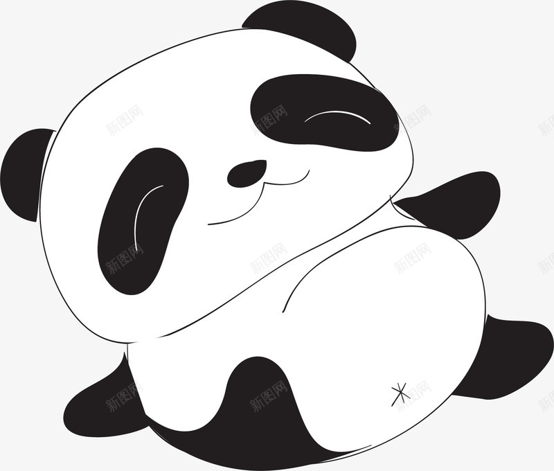 卡通手绘大熊猫图png免抠素材_88icon https://88icon.com 动漫 动物 卡通 可爱 大熊猫 手绘 插画 熊猫 熊猫涂鸦