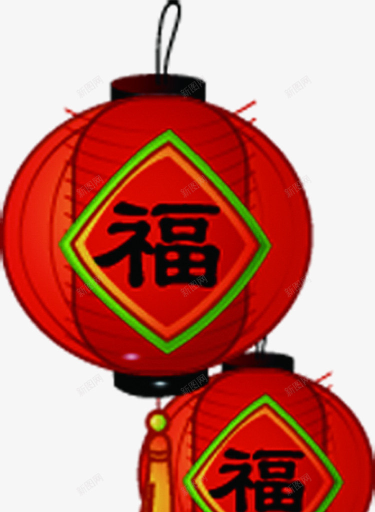 福字红灯笼2014年挂历png免抠素材_88icon https://88icon.com 2014 挂历 红灯笼