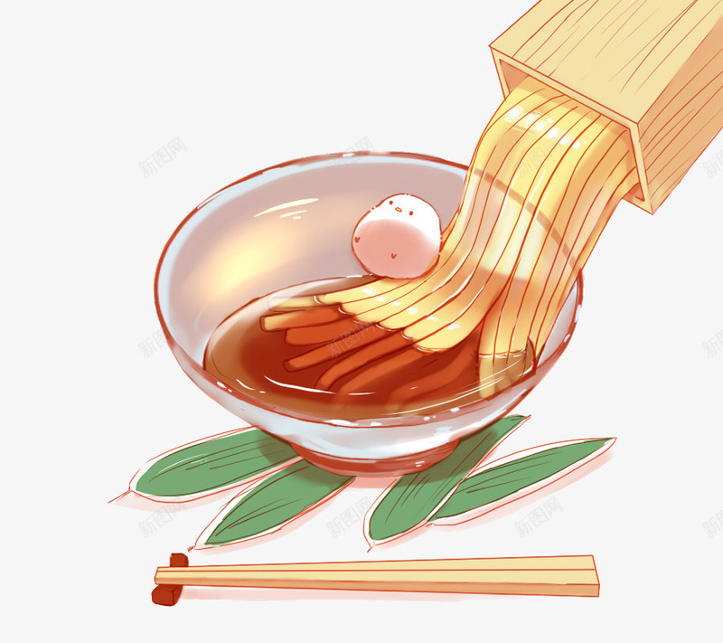 面条小鸡png免抠素材_88icon https://88icon.com 卡通 可爱 小鸡崽 手绘 甜点 萌 蛋糕 面包 食品 食品海报插画 食物