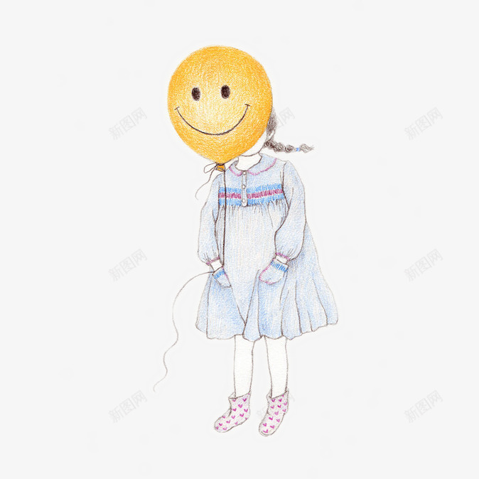 拿起球的可爱女孩png免抠素材_88icon https://88icon.com 可爱 女孩 浪漫主义 笑脸气球