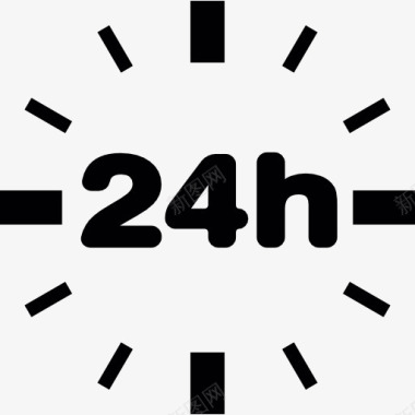 24节气24小时时钟图标图标