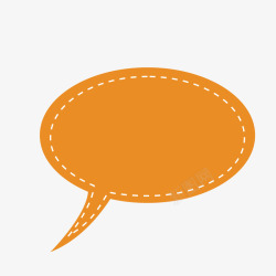 椭圆聊天框矢量图素材