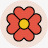 春节礼盒素材手绘情人节图标花朵图标图标