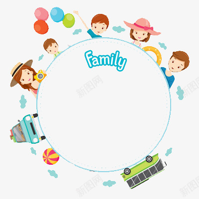 family卡通可爱png免抠素材_88icon https://88icon.com family 交通工具 卡通 家庭