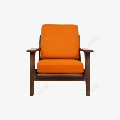 实物创意木椅子png免抠素材_88icon https://88icon.com 木椅子 椅子 现代家具