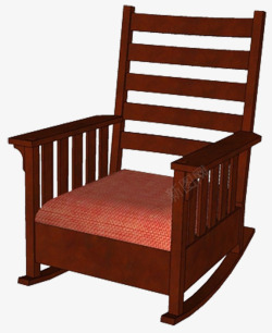 木质沙发靠背摇摇椅素材