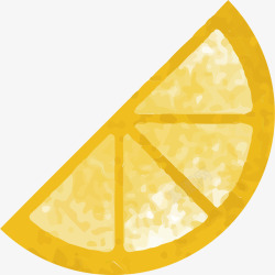 可口的柠檬片矢量图素材
