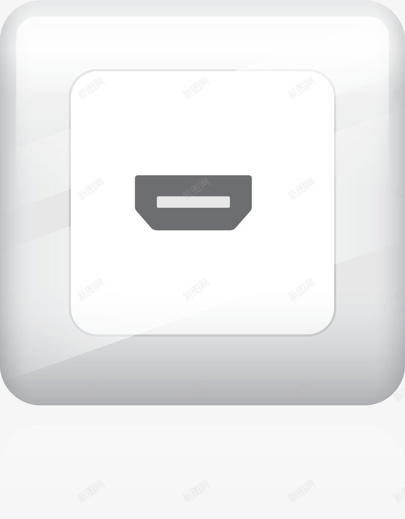 USB插座png免抠素材_88icon https://88icon.com USB 卡通 卡通插座 家庭插座 插座 电器插座