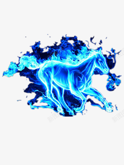 马png免抠素材_88icon https://88icon.com 火焰 炫光 科技蓝
