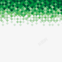 菱形棱格图案绿色渐变菱形图案高清图片