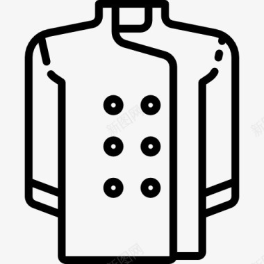 厨师服图标图标