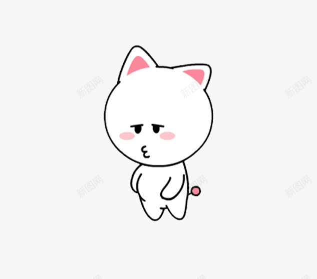 卡通可爱心情差小猫咪png免抠素材_88icon https://88icon.com 卡通 可爱 小猫咪 心情差 心累卡通可爱心情差小猫咪 难受